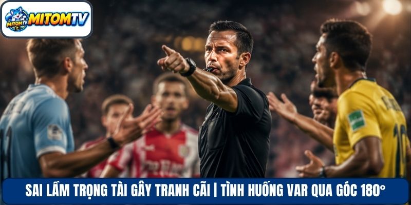 Sai Lầm Trọng Tài Gây Tranh Cãi | Tình Huống VAR Qua Góc 180°