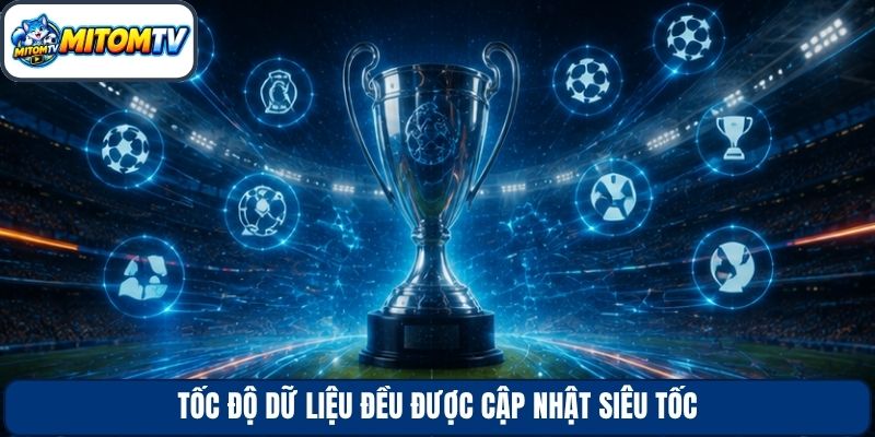 Tốc độ dữ liệu đều được cập nhật siêu tốc